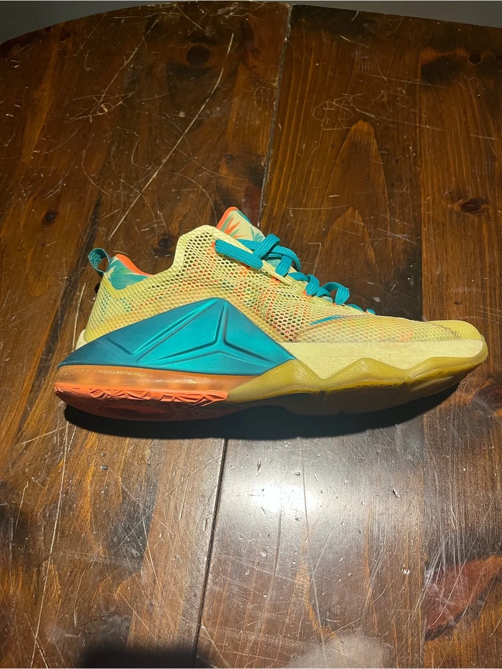 Kids' Nike Multicolor Athletic Sneakers - Teal & Coral